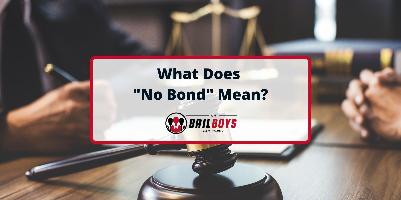 What Does "No Bond" Mean?